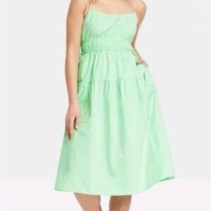 NWT Universal Thread Light Green Midi Dress